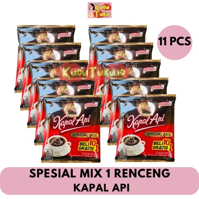 

11 PCS - KAPAL API SPESIAL MIX 1 RENCENG