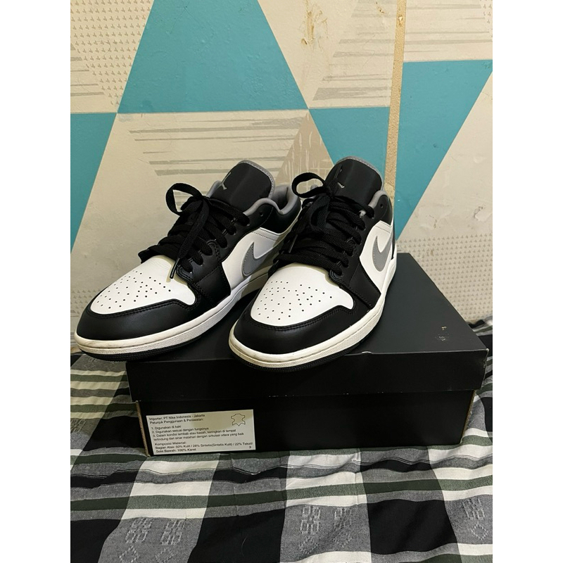 Nike Air Jordan 1 Low Black White Grey Shadow 3.0 Authentic Original Legit NOT af1 sb dunk mid high 