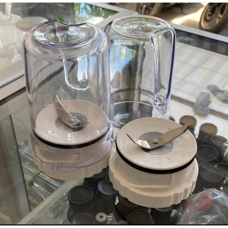 (INSTANT SAMEDAY) Gelas Bumbu Philips Set HR 2115 2116 2061 2071 2068 / Mounting dan Tabung Plastik 