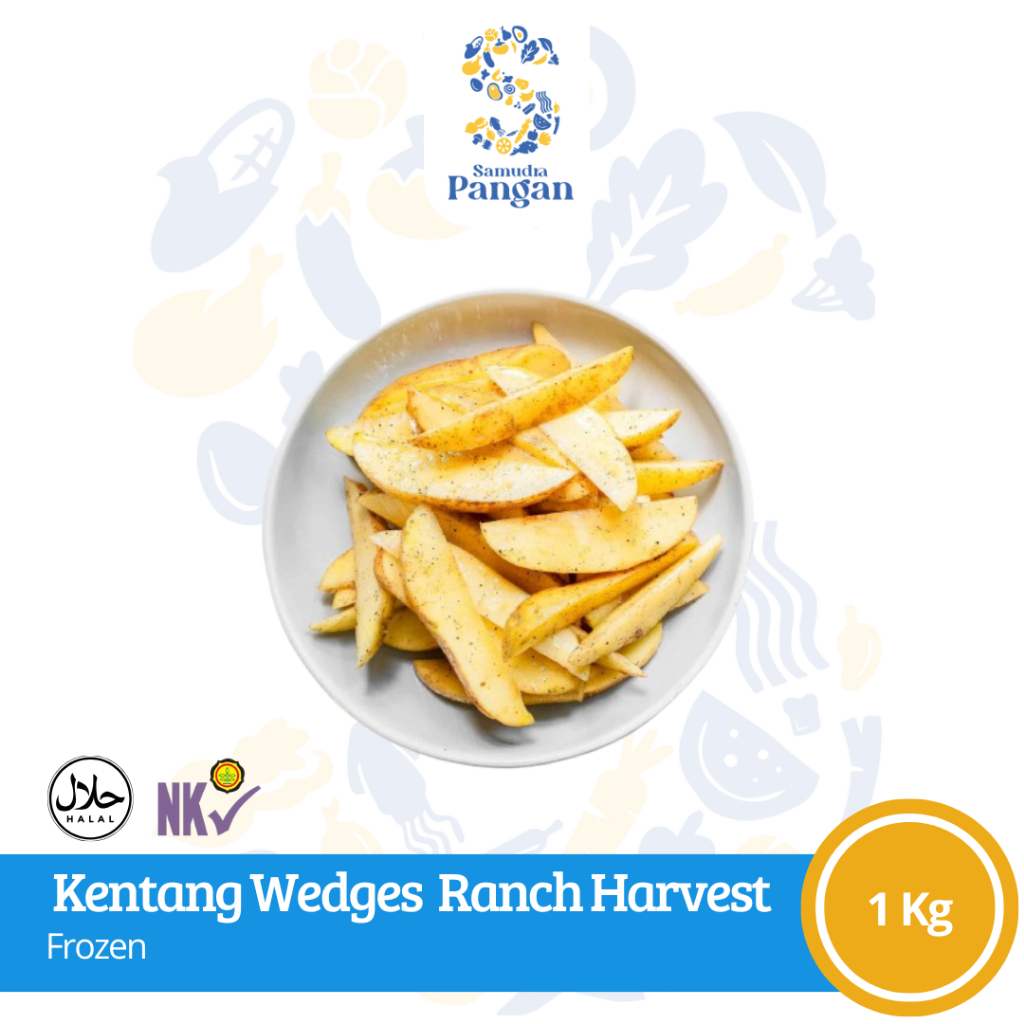 

Kentang Wedges French Fries 1 Kg Tangerang