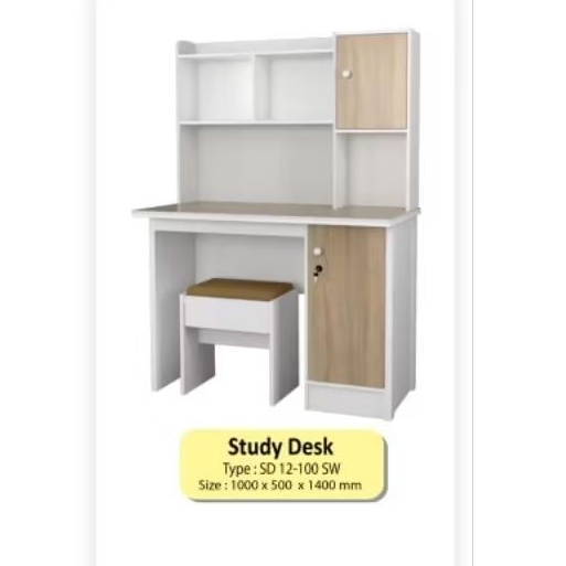 Meja Belajar Minimalis meja belajar putih