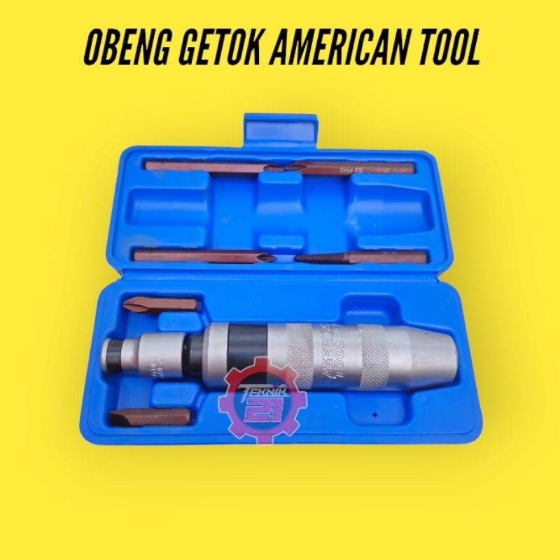 OBENG GETOK AMERICAN TOOL ISI 8 PCS OBENG GEDOR AMERICAN TOOL