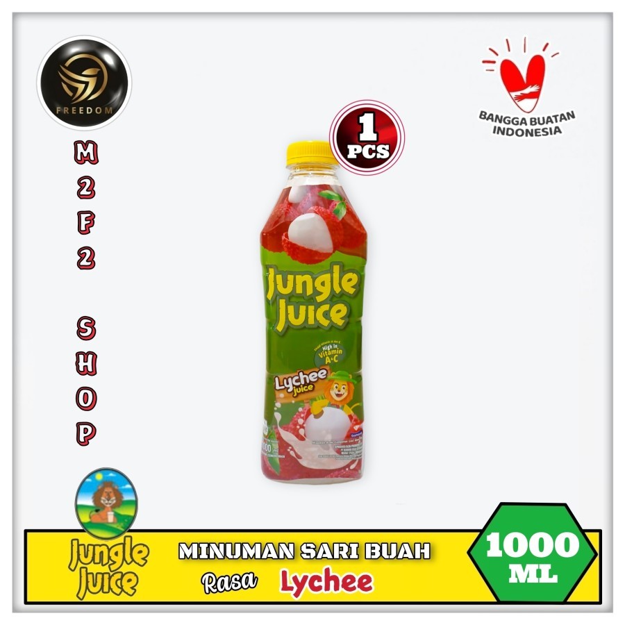 

Diamond Jungle Juice Lychee | Jus Leci Botol Pet - 1000 ml | 1 L (Kemasan Satuan)