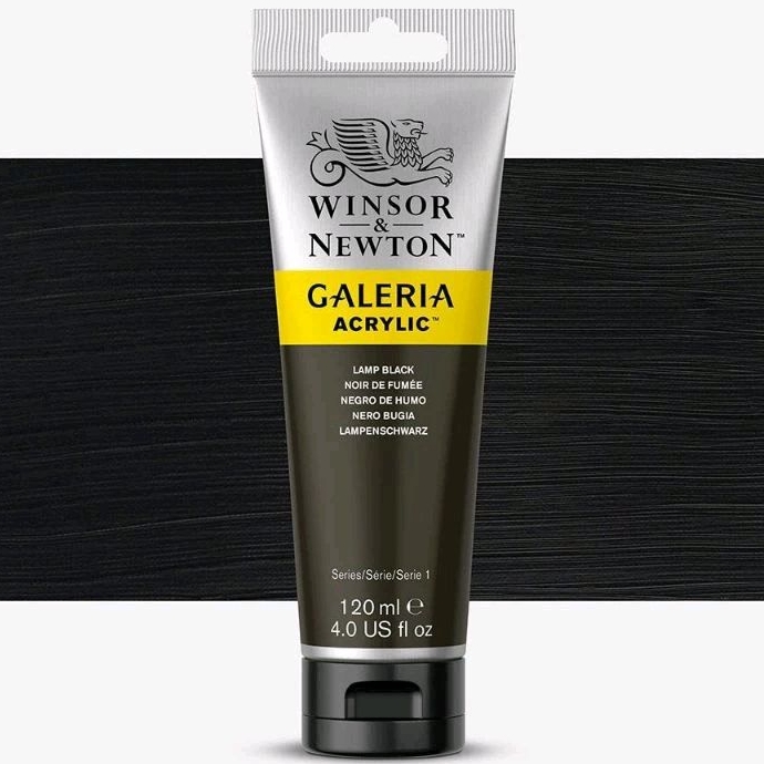 

GALERIA ACRYLIC 120 ML LAMP BLACK WINSOR & NEWTON