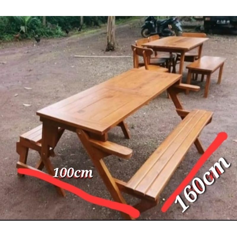 Kursi Taman Kayu Jati Mentahan