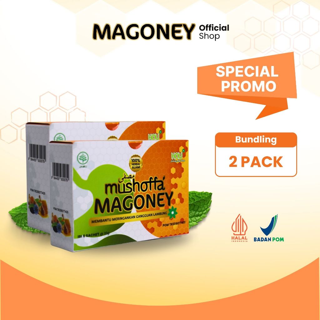 

MAGONEY MADU ASAM LAMBUNG Bundling 2 - Teruji Redakan Maag Secara Alami