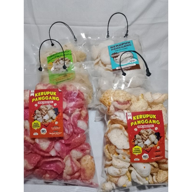 

krupuk panggang/non kolesterol/goreng pasir/camilan