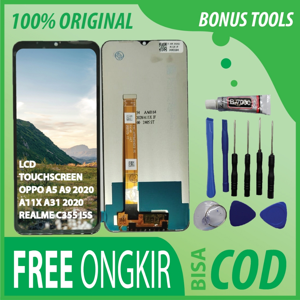 【ORIGINAL 100%】LCD TOUCHSCREEN OPPO A5/ A9 2020/ A11X FULLSET TOUCHSCREEN / ORIGINAL100%