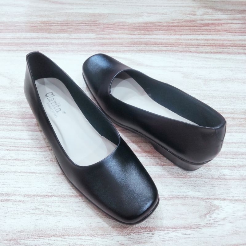 SEPATU PANTOFEL WANITA SEPATU KERJA WANITA HAK 3 CM SIZE 37- 42