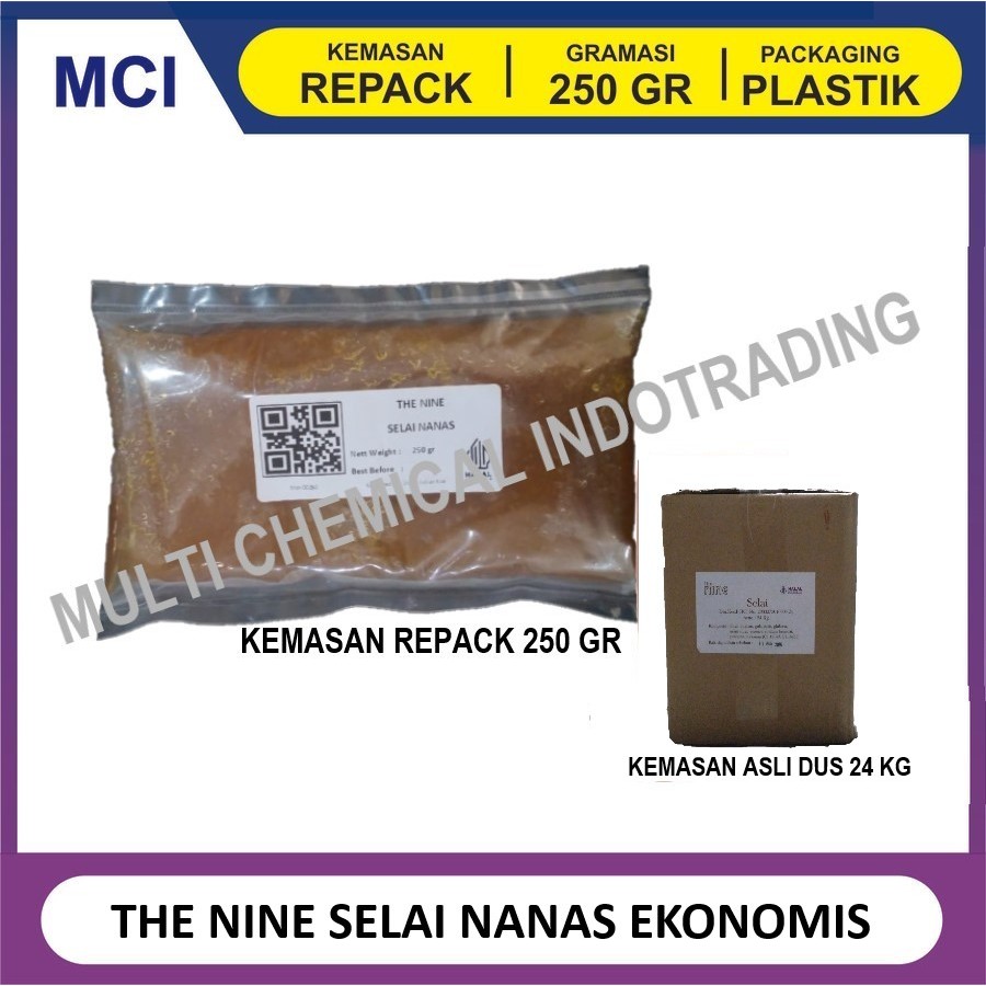 

THE NINE SELAI NANAS EKONOMIS - REPACK 250 GR / ISIAN NASTAR / SELAI NASTAR