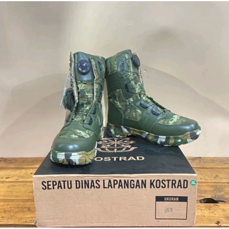 Sepatu Pdl jatah Kostrad TNI / Sepatu Pdl Putar Kostrad