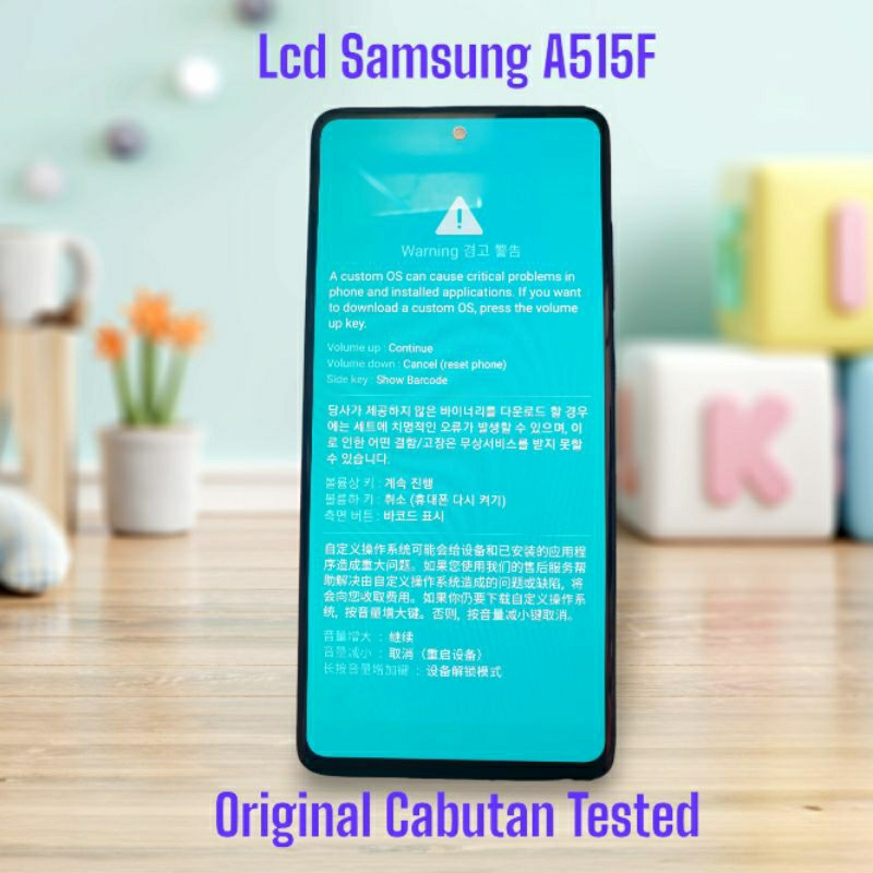 Lcd cabutan Samsung A51 SM-A515F Original bergaransi free battery Original