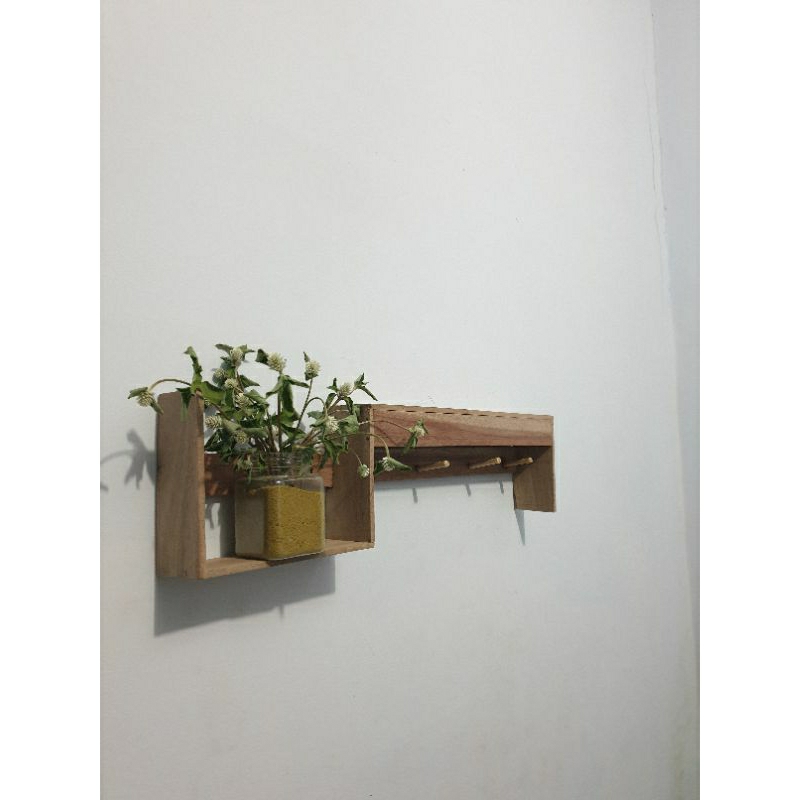 Rak dinding gantung | Rak gantungan kunci | Rak dinding aesthatic