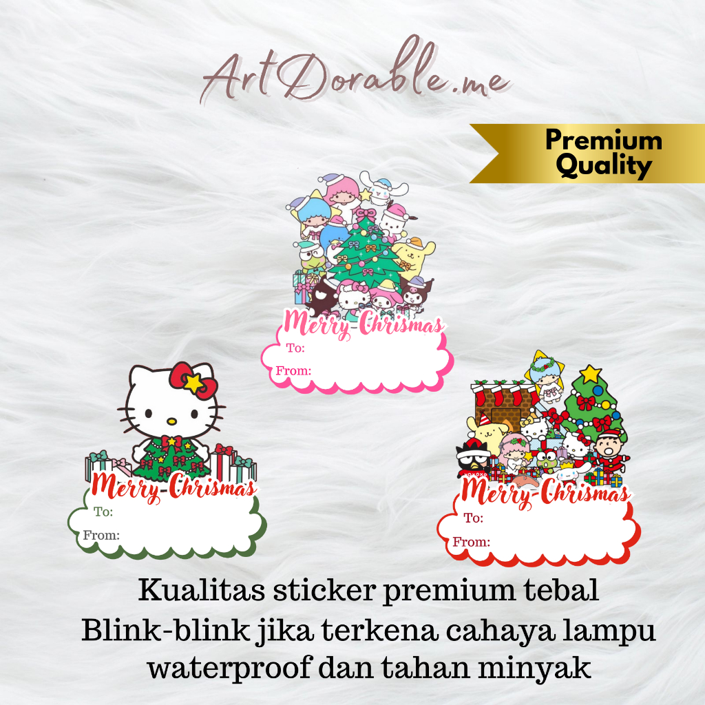 

Sticker Stiker Natal/Christmas