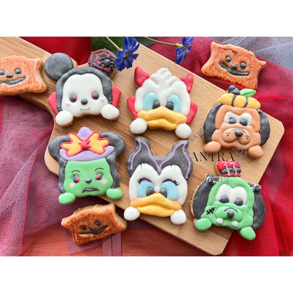 

Cookies Halloween - Sugar cookies / Kukis hias