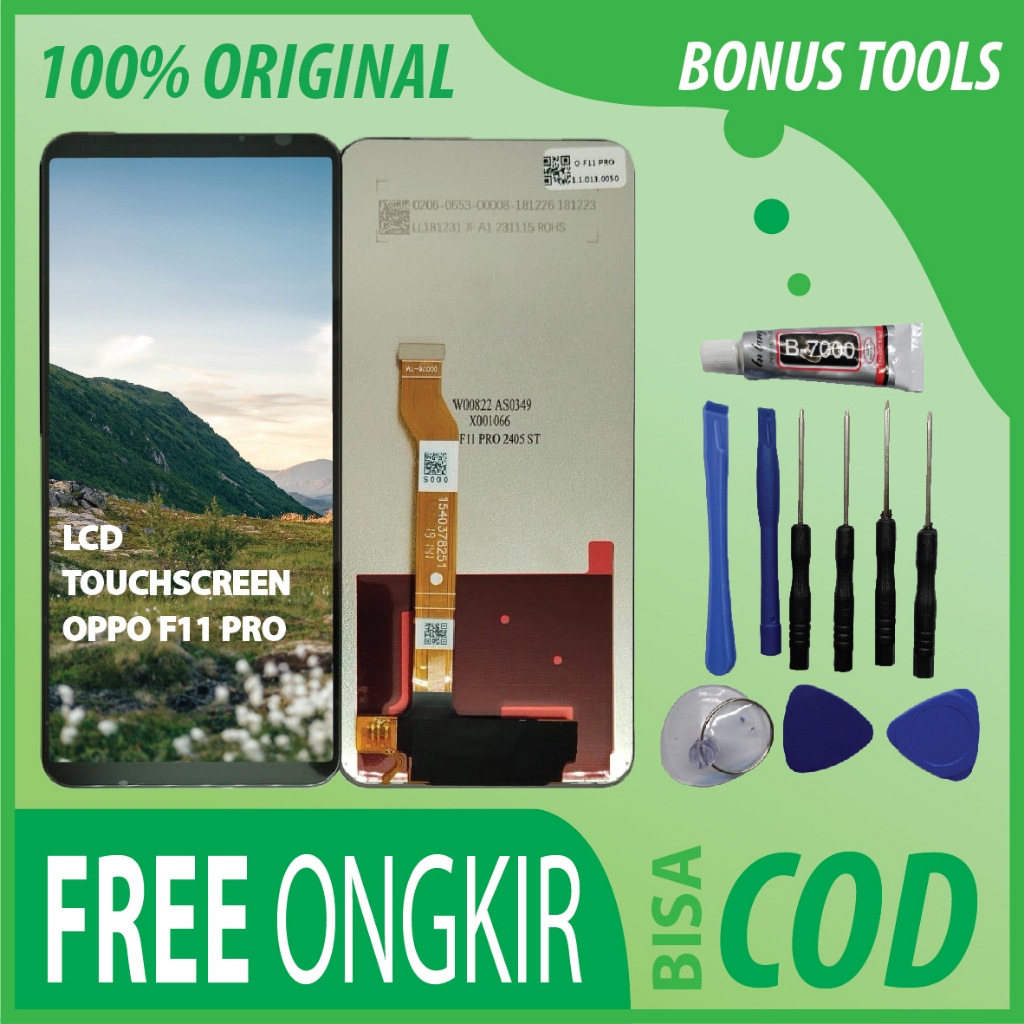【ORIGINAL 100%】LCD TOUCHSCREEN OPPO F11 PRO FULLSET TOUCHSCREEN / ORIGINAL100%