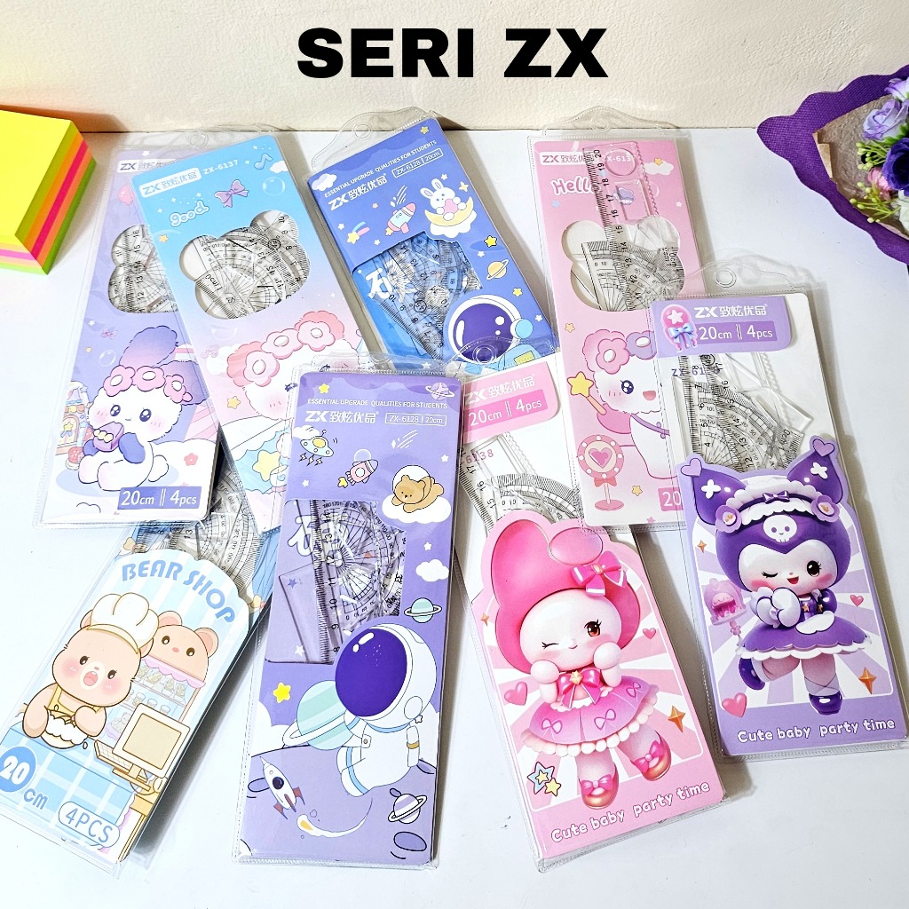 

GG Penggaris Set 20cm Packing Mika/Garisan Set/Ruler Set