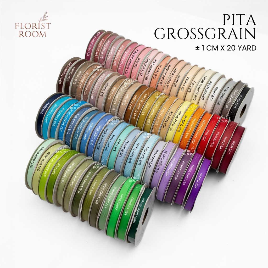 

Pita Grossgrain ±1cm x 20 Yard - Ribbon