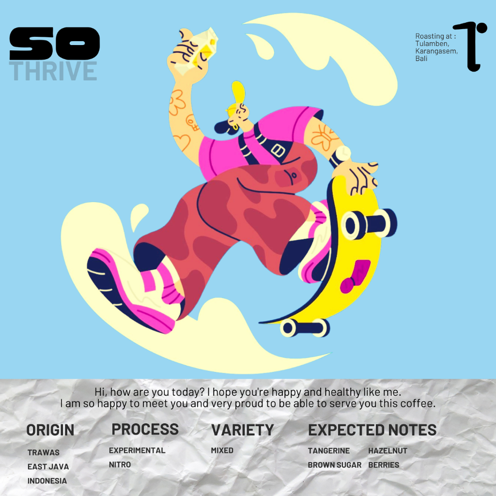 

Trawas Experimental Nitro - Arabica Single Origin - Thrive Coffee Roasters