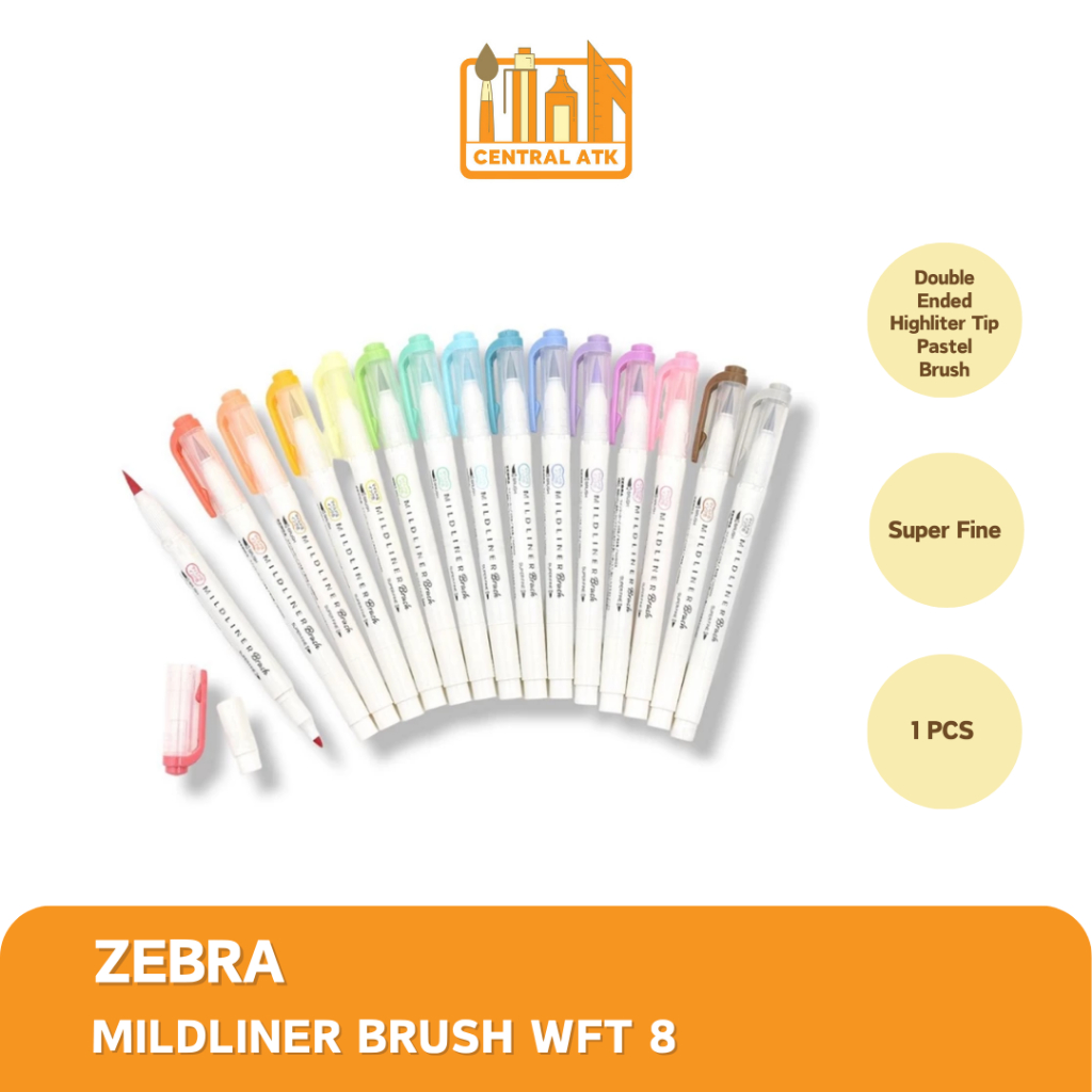 

MILDLINER / MIDLINER BRUSH ZEBRA WFT8 (1 PCS)