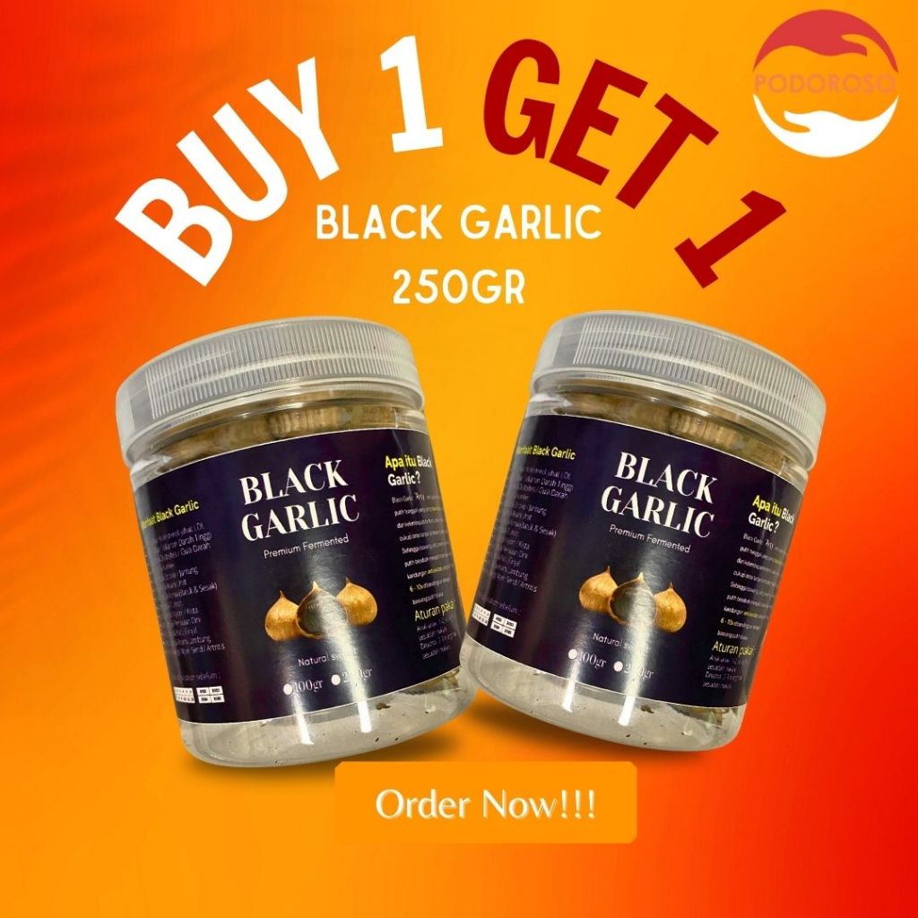 

Bawang Hitam/Black Garlic BUY 1 GET 1 Kemasan 250gr
