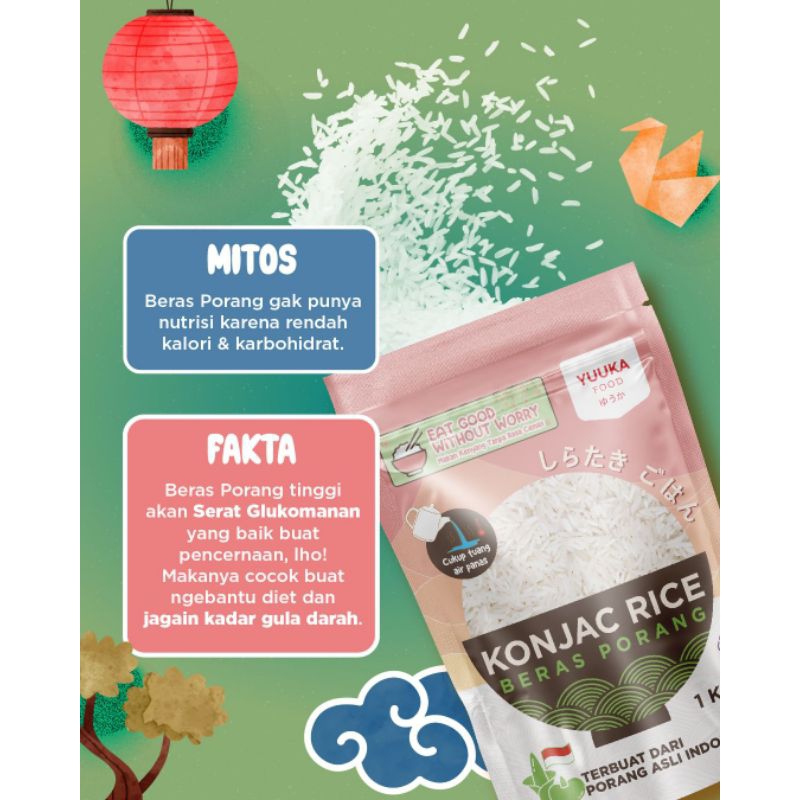 

Yuuka Konjac Rice | Beras Porang