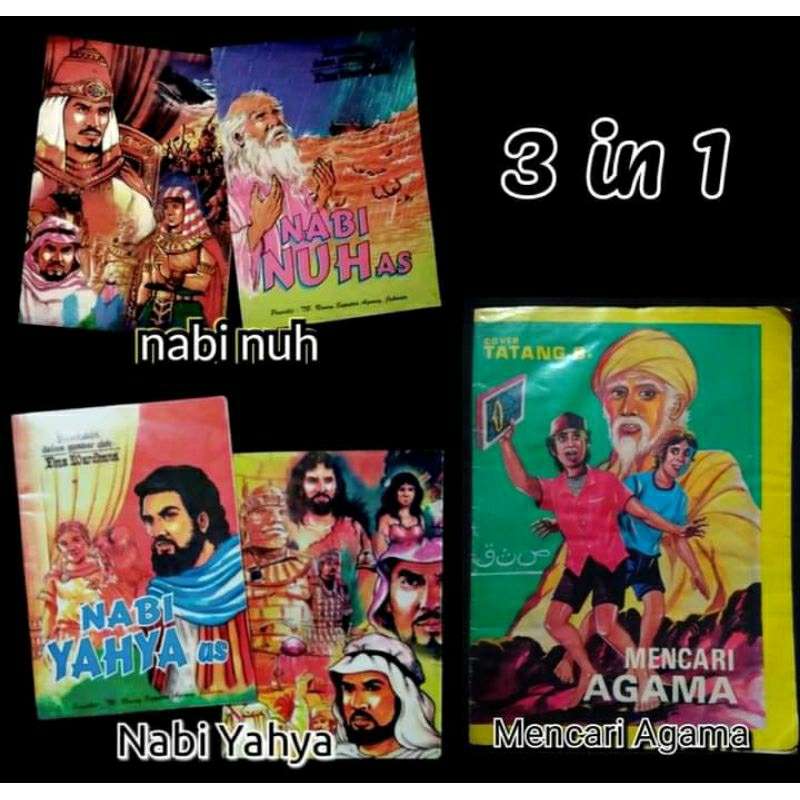 komik Islami jadul Indonesia 3 in 1