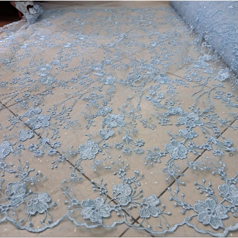 kain tile 3D jepang full payet spenggle