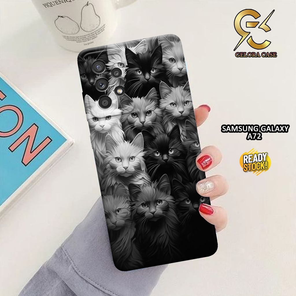 Softcase Samsung Galaxy A72 4G 2021 - geloracase - Casing  Samsung Galaxy A72 4G 2021 - Motif case c