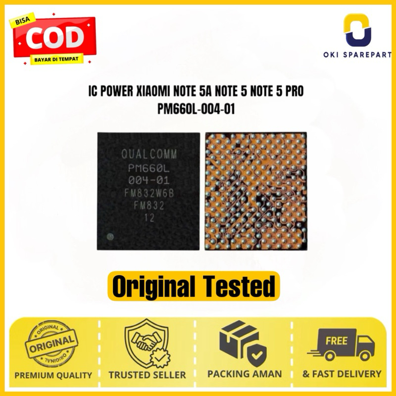 IC POWER XIAOMI NOTE 5A NOTE 5 NOTE 5 PRO PM660L-004-01 Original 100% Tested