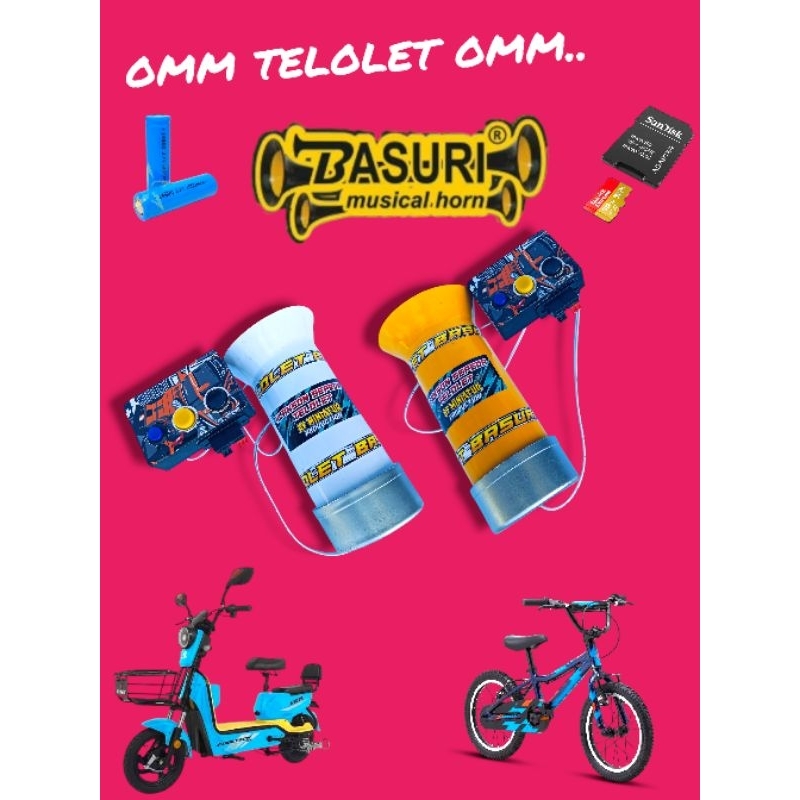 KLAKSON TELOLET BASURI SEPEDA / BASURI SEPEDA / TELOLET BASURI SEPEDA TYPE MODDUL