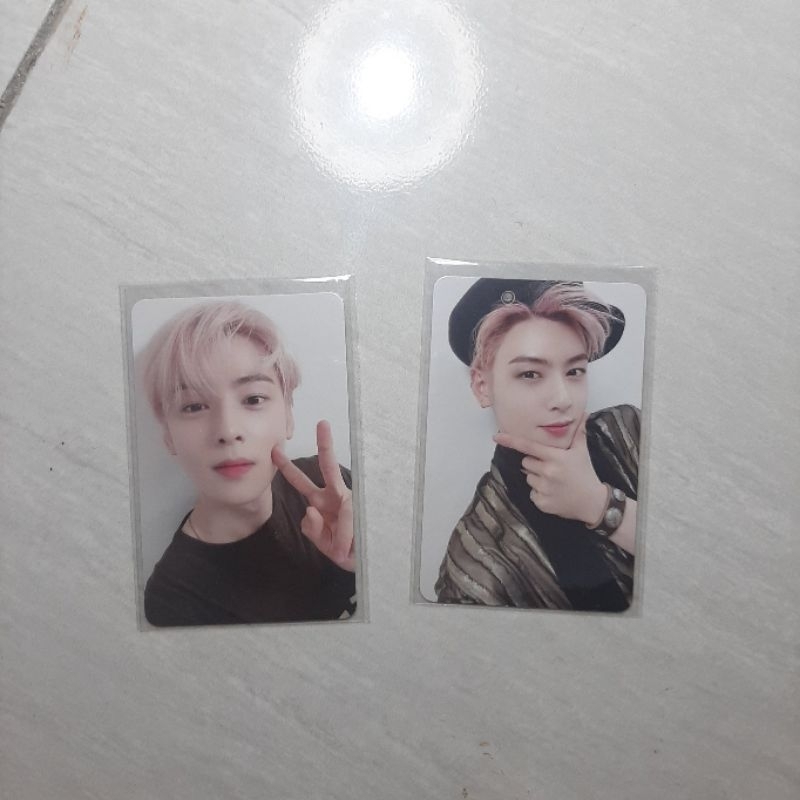 Photocard Cha Eunwoo Astro album Switch on