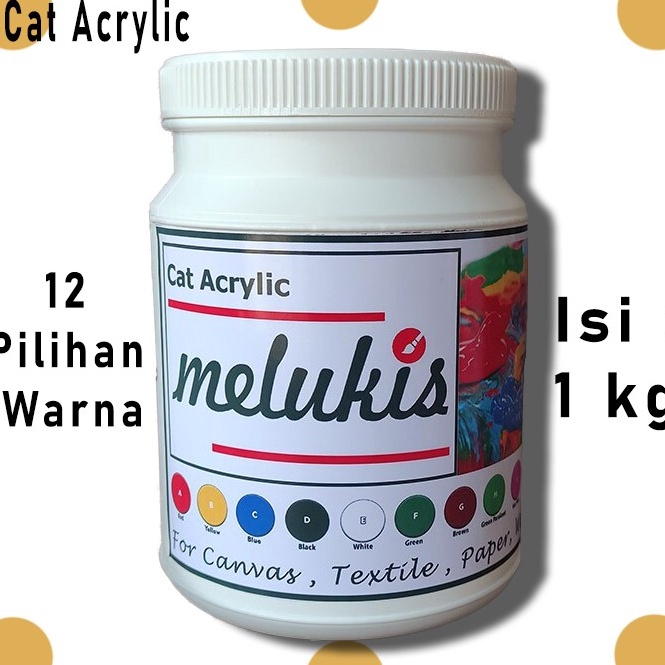 

KODE K5U Cat Lukis Acrylic MELUKIS 1 Kg