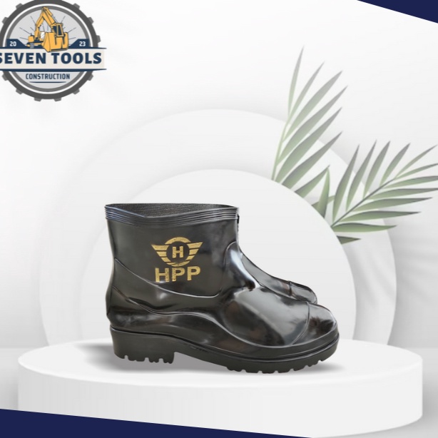 KODE W68R ST Sepatu Boot Mini  Sepatu Boots Karet Pendek Anti Slip  Sepatu Boots Pria Waterproof Rin