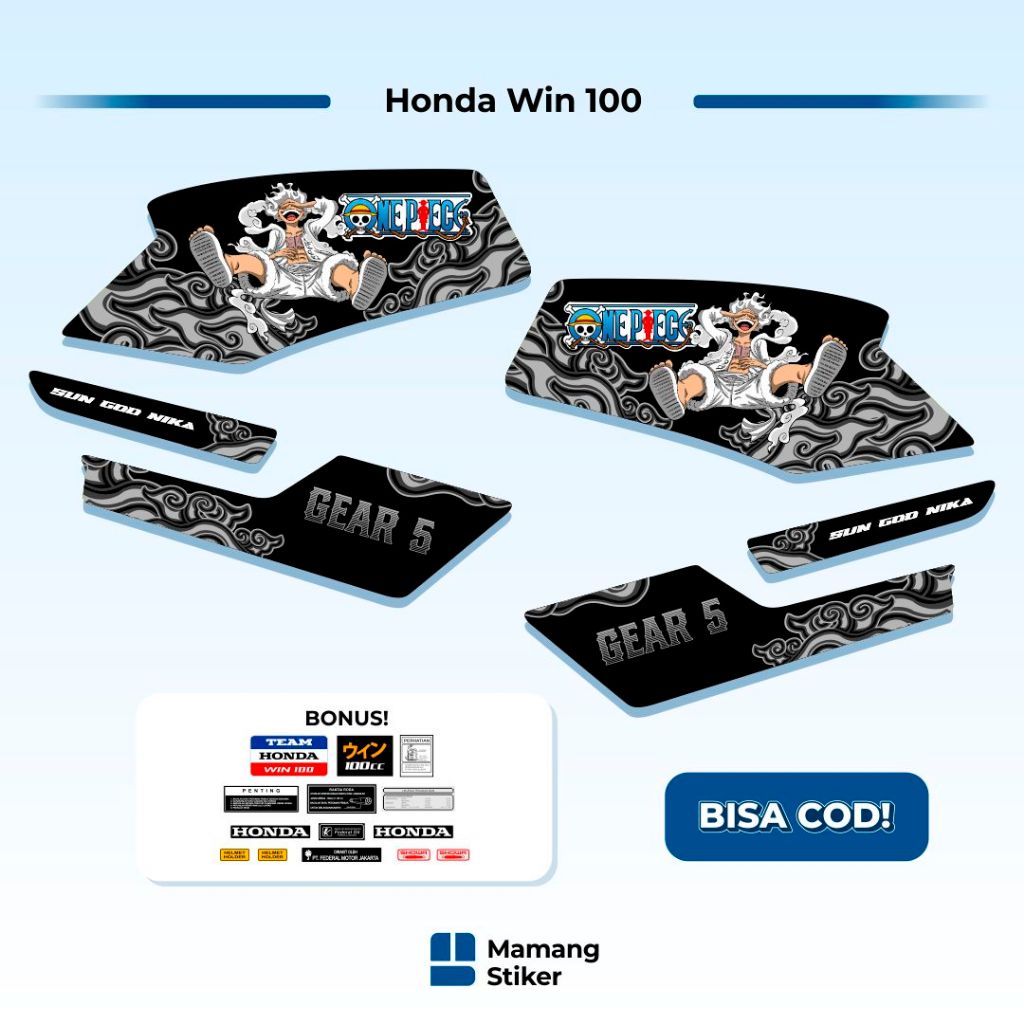 Striping Honda Win 100 Original (62) Variasi Traill Treill Trill Japan Jepang Custom Racing 1984 200