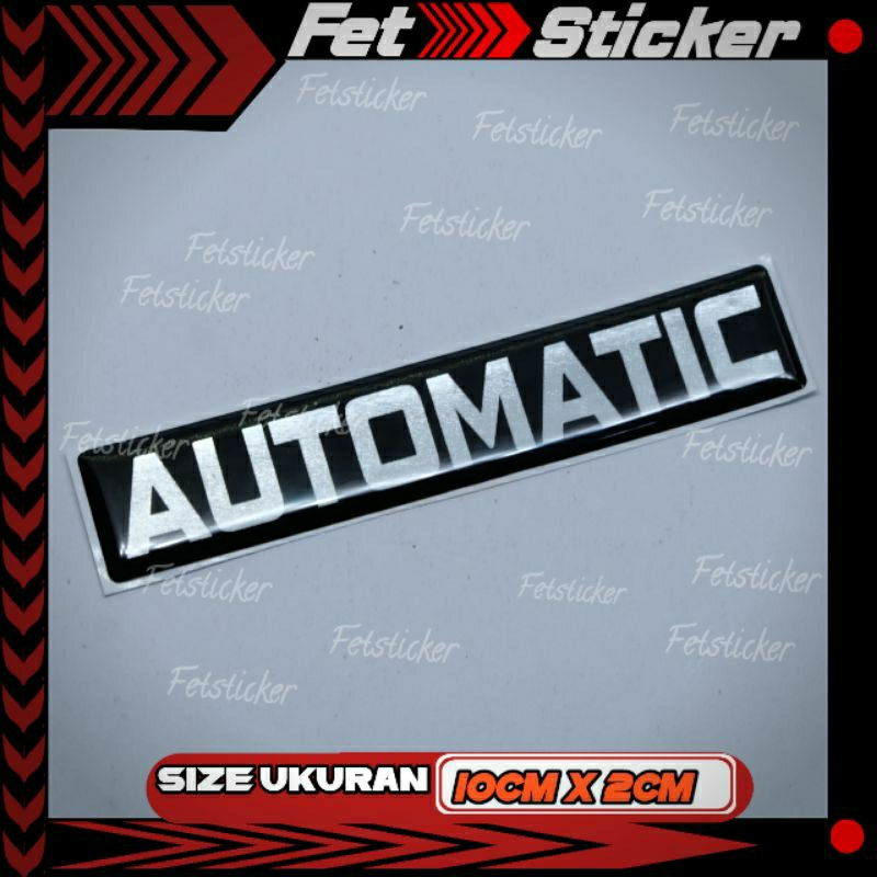 Emblem Timbul Automatic Kijang LGX / Emblem Mobil Automatic Kijang Matic
