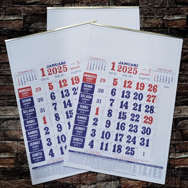 

Kalender kerja murah kalender dinding Medium Tahun 2025