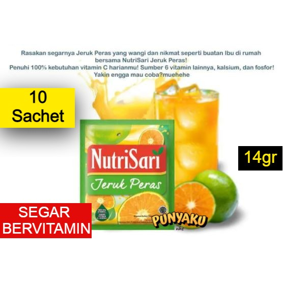 

NUTRISARI JERUK PERAS 14g JUPE RENCENG ( ISI 10 ) MURAH !!!