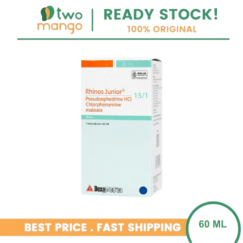 RHINOS JUNIOR SYRUP 60ML