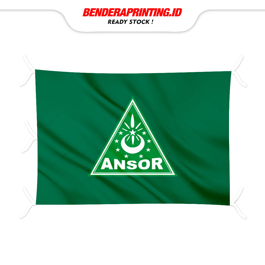 Bendera Ansor Nahdlatul Ulama NU Printing