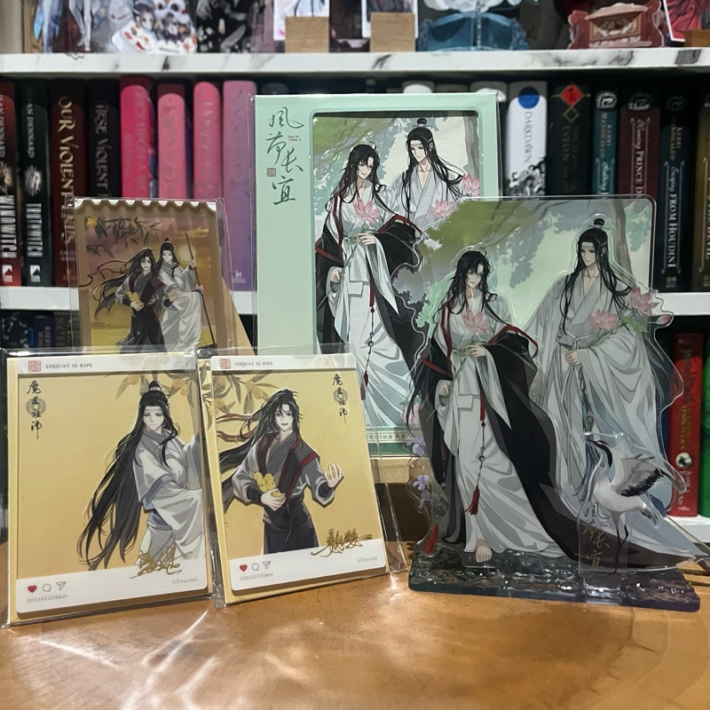OFFICIAL QC (CME) x MDZS Donghua Mo Dao Zu Shi Lan Wangji Wei Wuxian Loquat is Ripe Standee Acrylick