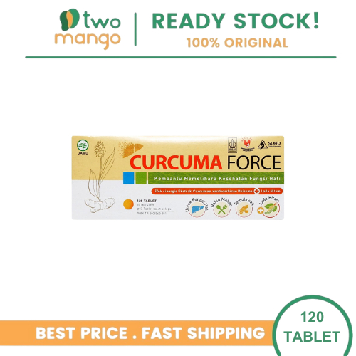 CURCUMA FCT 120 TABS MENAMBAH NAFSU MAKAN & KESEHATAN FUNGSI HATI