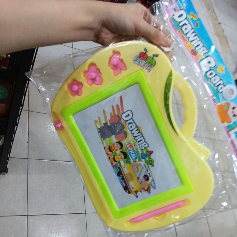 (KHUSUS KOTA BATAM)MAINAN EDUKASI ANAK PAPAN TULIS MAGNET APEL BISA CORET HAPUS