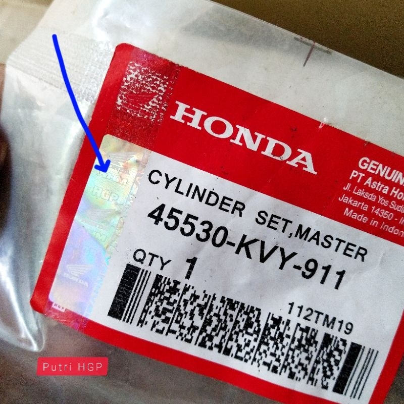 Cylinder Set Master (45530KVY911)