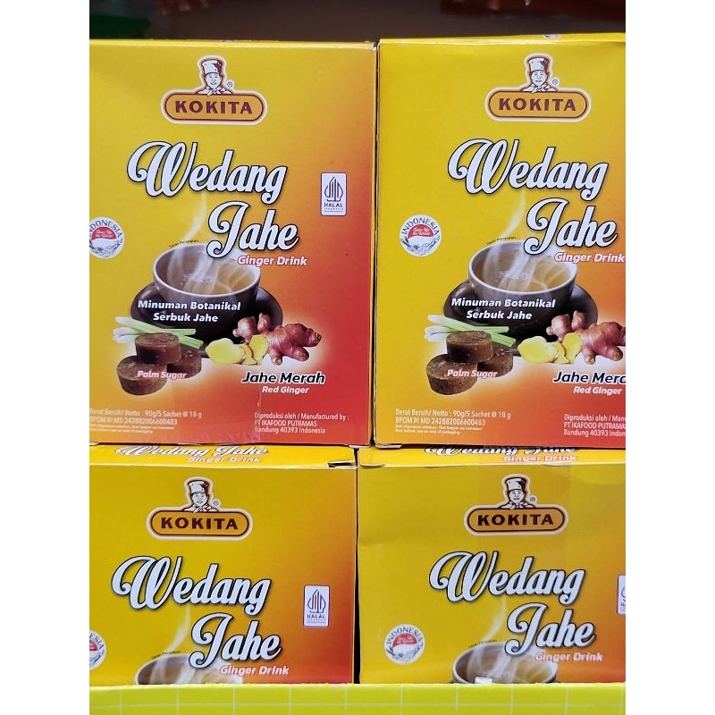 

Kokita Wedang Jahe box 90gr