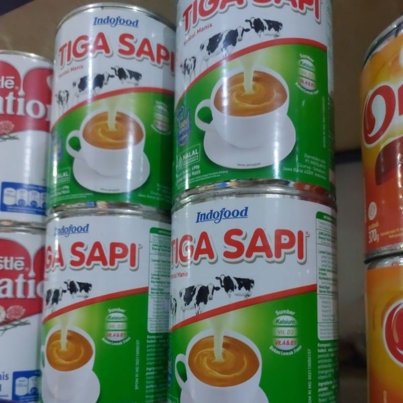 

SKM tiga sapi indofood halal berat 490g