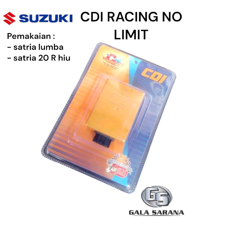 CDI racing no limit gomexx satria 2 tak satria ru satria lumba IHSCM