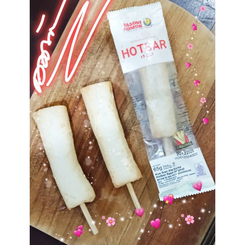 

DASONI EOMUK HOTBAR 65GR FISH CAKE KOREAN/ FISH CAKE SATE ARA KOREAN