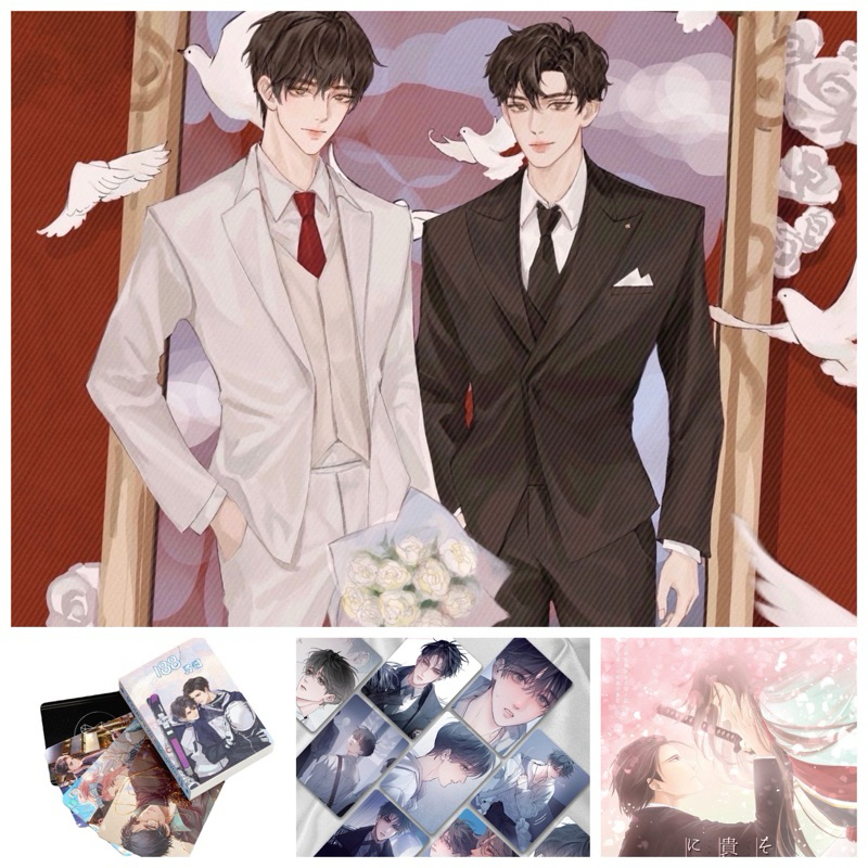 (50 Lembar) PC BOY LOVE Hologram Photocard Manhwa YAOI Boy Love BL Banyak Judul