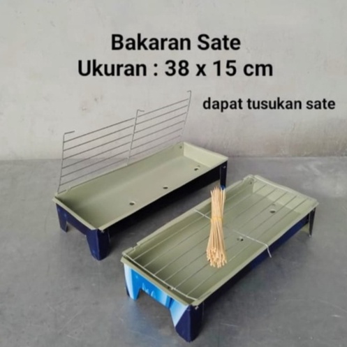 Garansi Original  Panggangan Sate Bahan Tebal  Bakaran Sate  Panggangan Ikan  Alat BBQ Pemanggang Ay